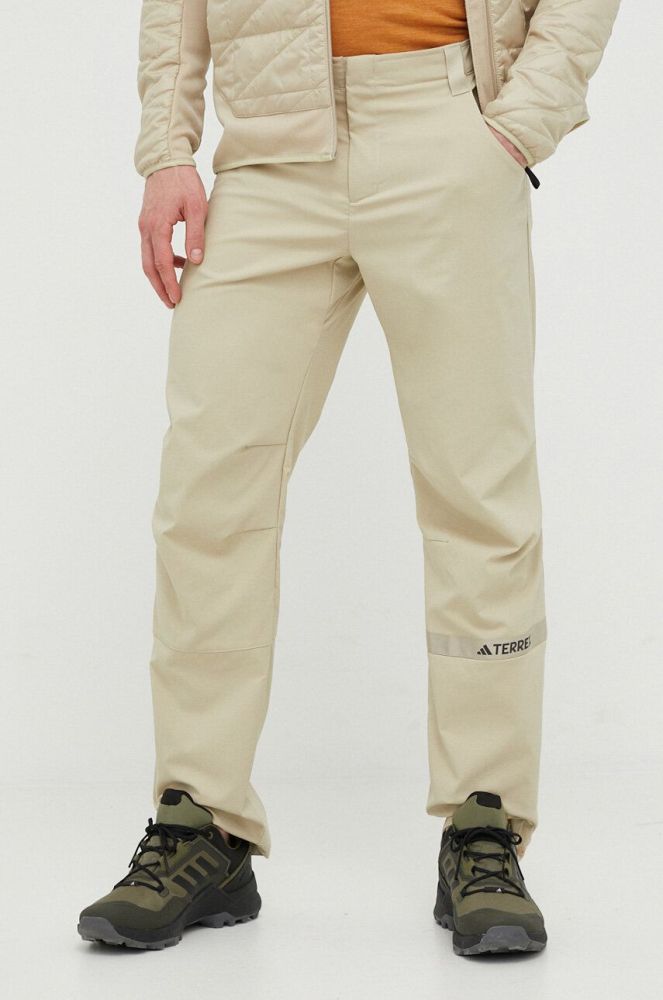 Штани outdoor adidas TERREX Multi колір бежевий
