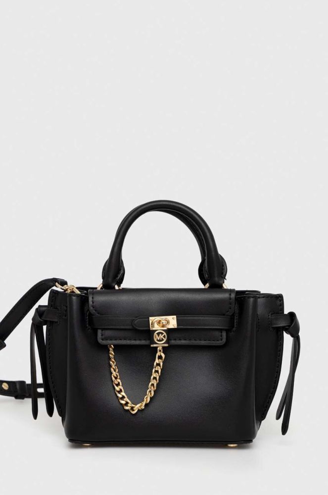 Шкіряна сумочка MICHAEL Michael Kors колір чорний (3145361)