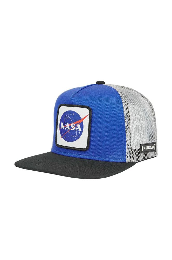 Кепка Capslab X Nasa колір білий візерунок